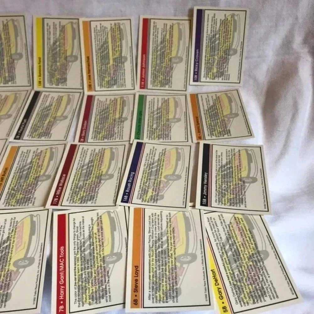 20 Pieces Vintage Ford 1991 Card Collection
